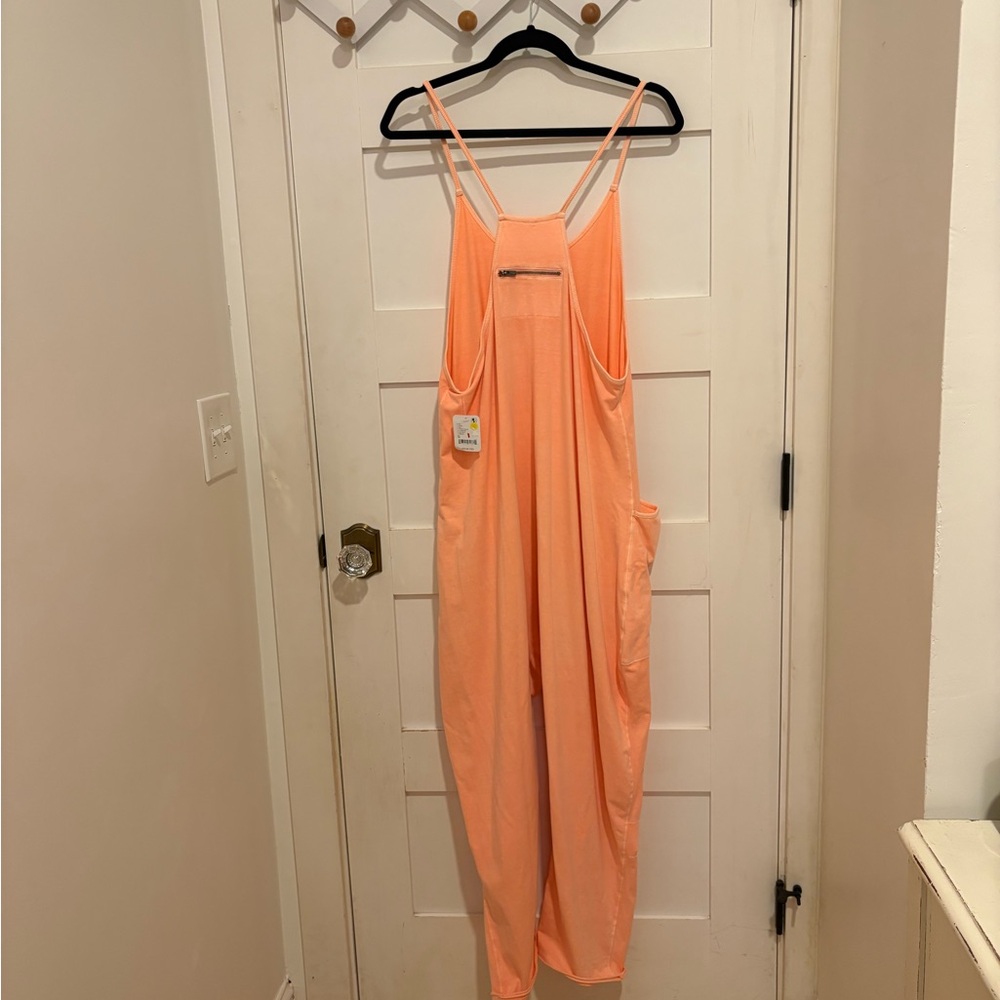 NWT FP Movement Pastel Peach Jumpsuit - Picture 2 of 10